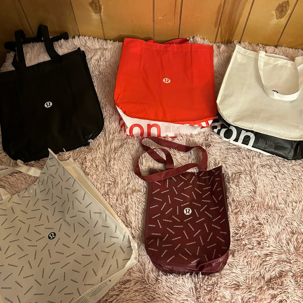 Lululemon bags, 5 count
